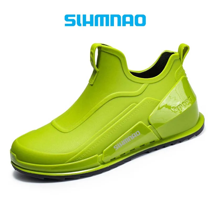 2025 novos sapatos de pesca à prova dwaterproof água ao ar livre caça sapatos esportivos bicicleta sapatos de borracha anti deslizamento leve à prova dwaterproof água - Imagem 7