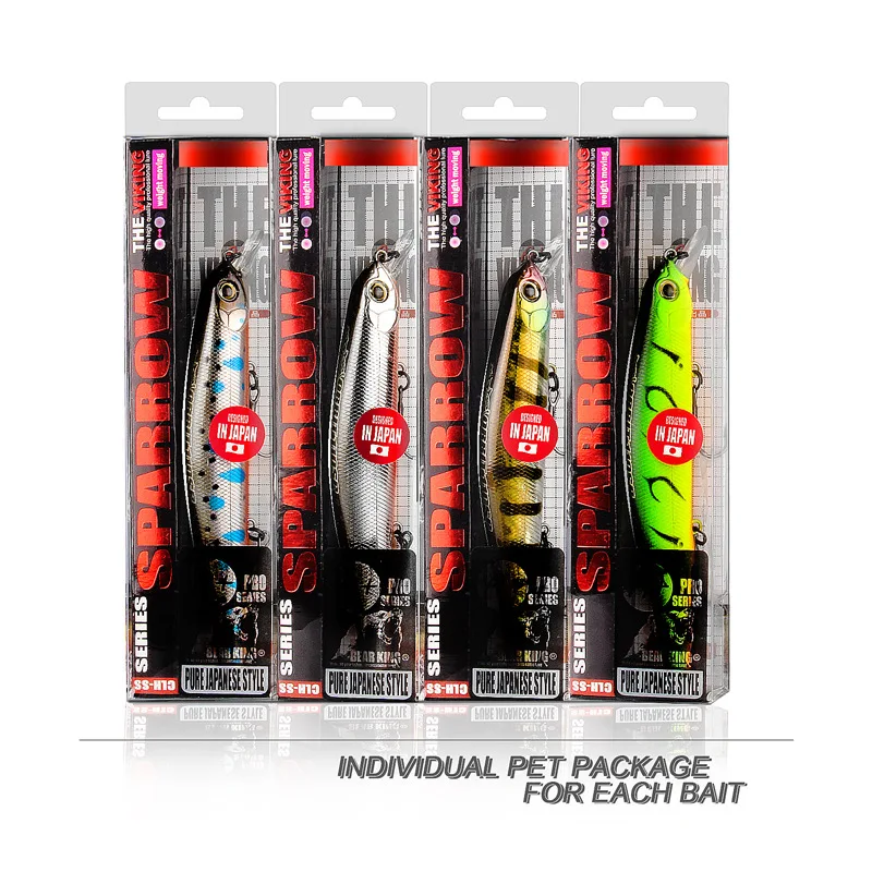 Z110 BEARKING 11cm 17g Iscas de Pesca Rígidas SP com Sistema Magnético, Iscas de Qualidade Minnow, Wobblers, Acessórios de Pesca - Imagem 2