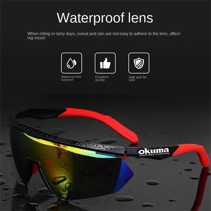 Okuma Fishing Sunglasses for Men and Women, Driving, Cycling, Hunting, Hiking, Fishing, UV400 Anti UV Glasses - Imagem 4