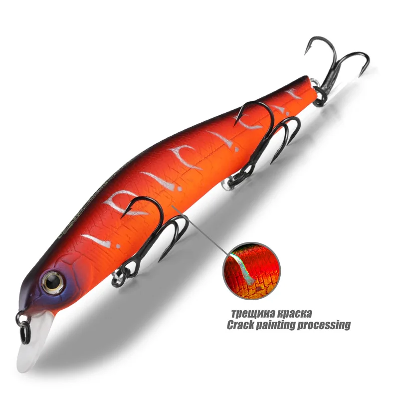 Z110 BEARKING 11cm 17g Iscas de Pesca Rígidas SP com Sistema Magnético, Iscas de Qualidade Minnow, Wobblers, Acessórios de Pesca - Imagem 10