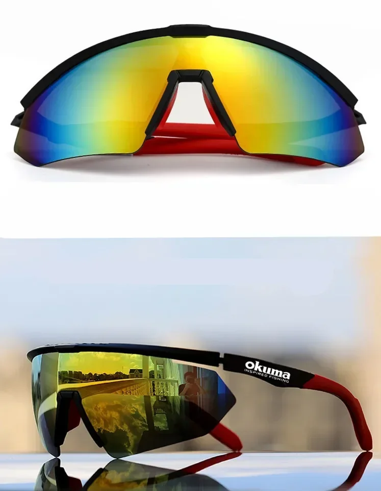 Okuma Fishing Sunglasses for Men and Women, Driving, Cycling, Hunting, Hiking, Fishing, UV400 Anti UV Glasses - Imagem 8