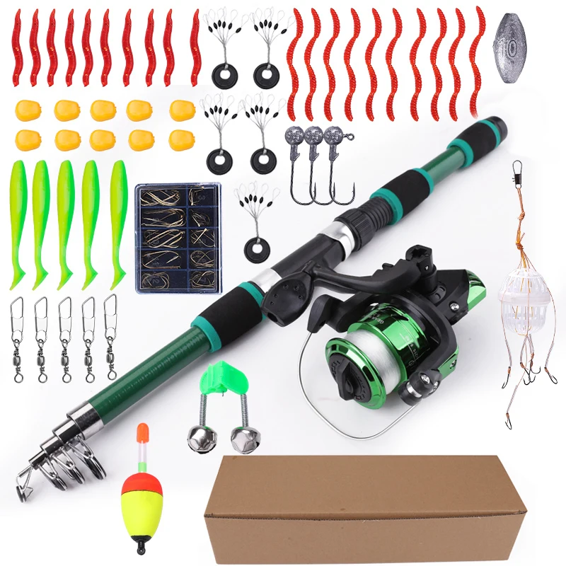Ftk 1.8m portátil fiação vara de pesca carretel kits completos fibra carbono carpa vara roda conjunto viagem acessório - Imagem 14