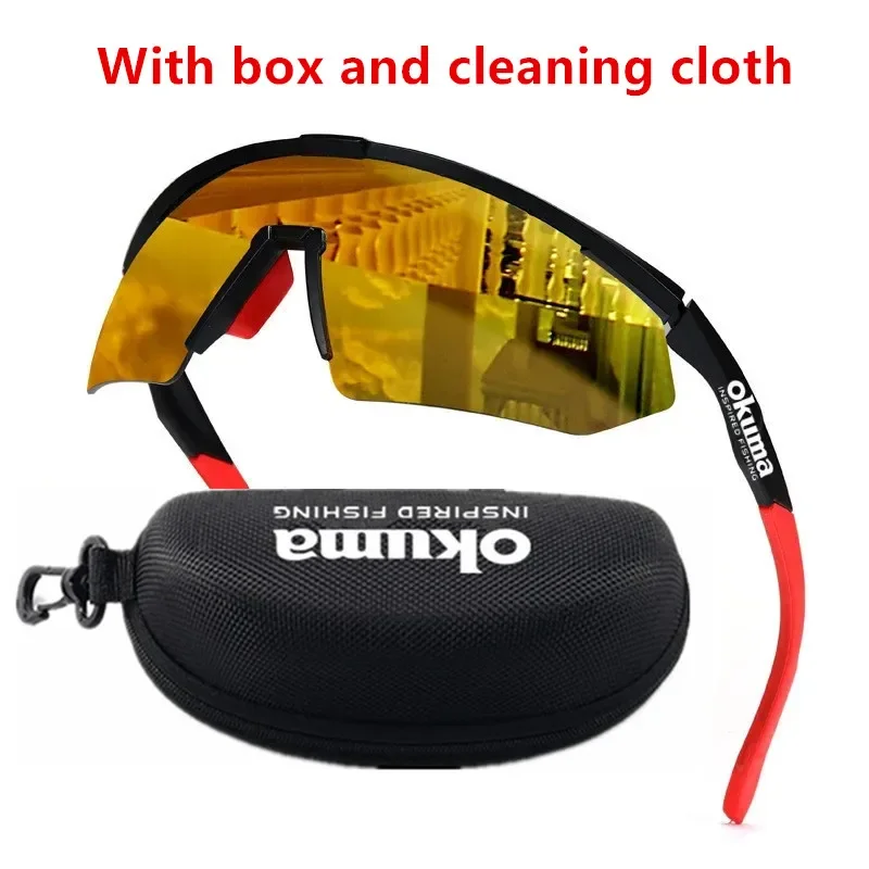 Okuma Fishing Sunglasses for Men and Women, Driving, Cycling, Hunting, Hiking, Fishing, UV400 Anti UV Glasses - Imagem 7