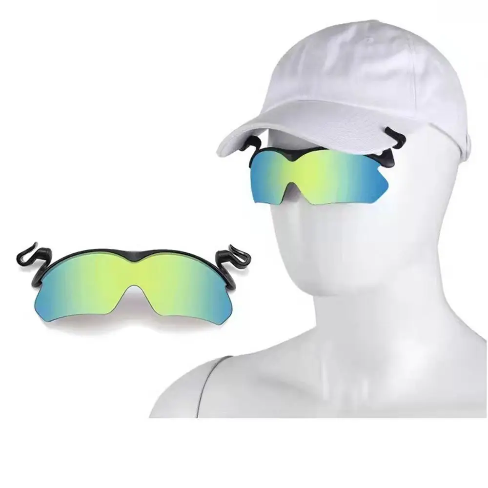 UV Protection Clip Cap Sports Polarized Sunglasses Flip-Up Cover Adjustable Fishing Biking Eyewear Outdoor Sports Universal - Imagem 3