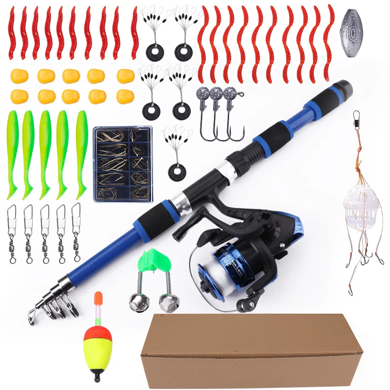 Ftk 1.8m portátil fiação vara de pesca carretel kits completos fibra carbono carpa vara roda conjunto viagem acessório - Imagem 16