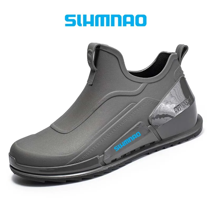 2025 novos sapatos de pesca à prova dwaterproof água ao ar livre caça sapatos esportivos bicicleta sapatos de borracha anti deslizamento leve à prova dwaterproof água - Imagem 14
