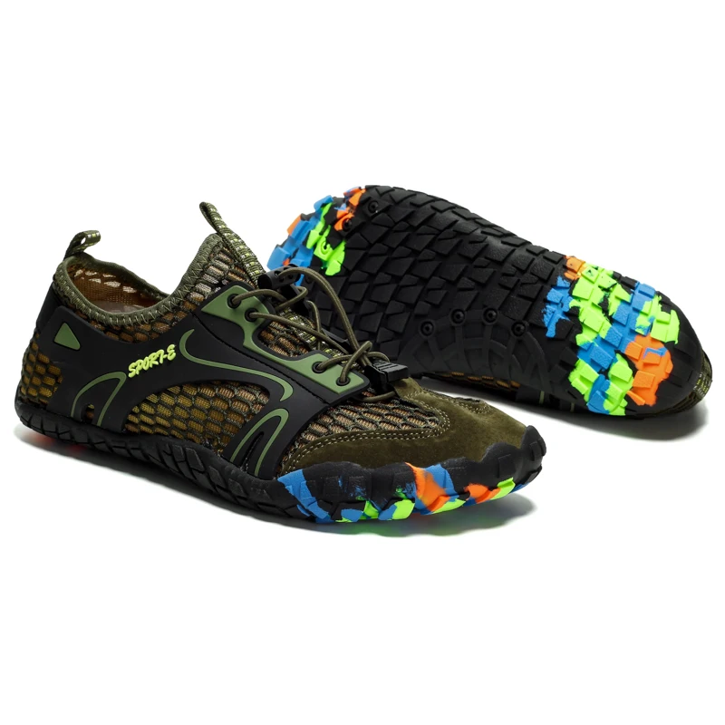 Sapatos de Wading Masculinos Antiderrapantes, de Secagem Rápida, Resistentes ao Desgaste, Sapatos Elásticos para Uso Descalço, para Piscina, Yoga, Camping, Viagens, Esportes Aquáticos - Imagem 2