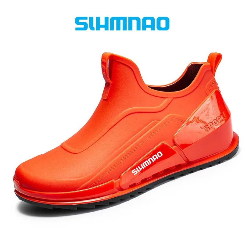 2025 novos sapatos de pesca à prova dwaterproof água ao ar livre caça sapatos esportivos bicicleta sapatos de borracha anti deslizamento leve à prova dwaterproof água - Imagem 19