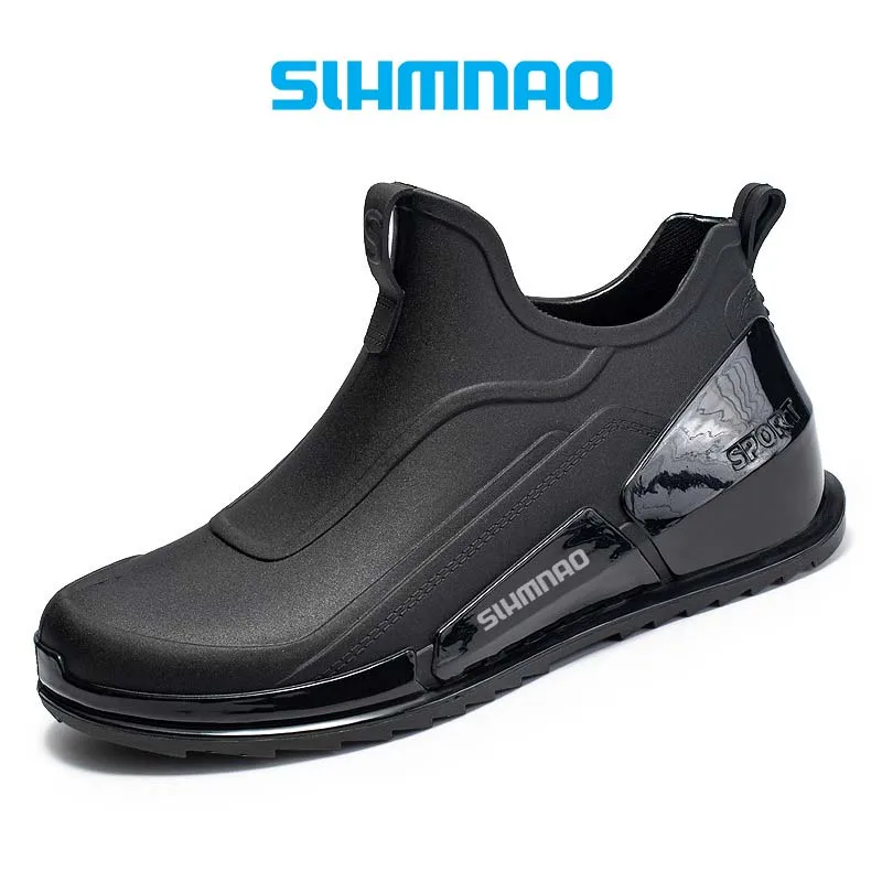 2025 novos sapatos de pesca à prova dwaterproof água ao ar livre caça sapatos esportivos bicicleta sapatos de borracha anti deslizamento leve à prova dwaterproof água - Imagem 17