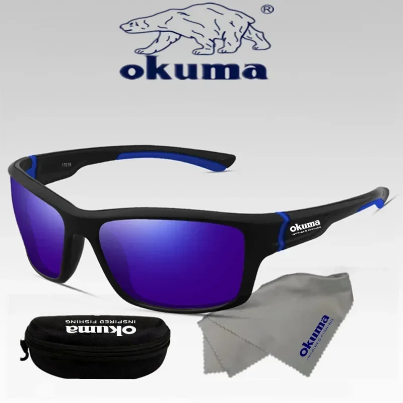 Okuma UV400 Fishing Sunglasses Men's Driving Shades Male Sun Glasses Hiking Fishing Classic Sun Glasses UV400 Eyewear - Imagem 8