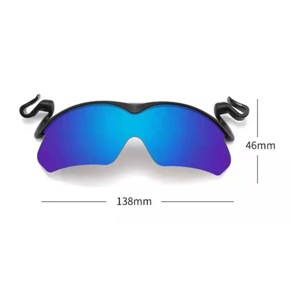 UV Protection Clip Cap Sports Polarized Sunglasses Flip-Up Cover Adjustable Fishing Biking Eyewear Outdoor Sports Universal - Imagem 6
