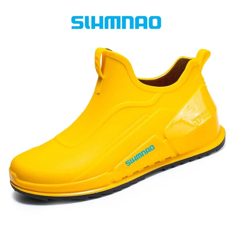 2025 novos sapatos de pesca à prova dwaterproof água ao ar livre caça sapatos esportivos bicicleta sapatos de borracha anti deslizamento leve à prova dwaterproof água - Imagem 11