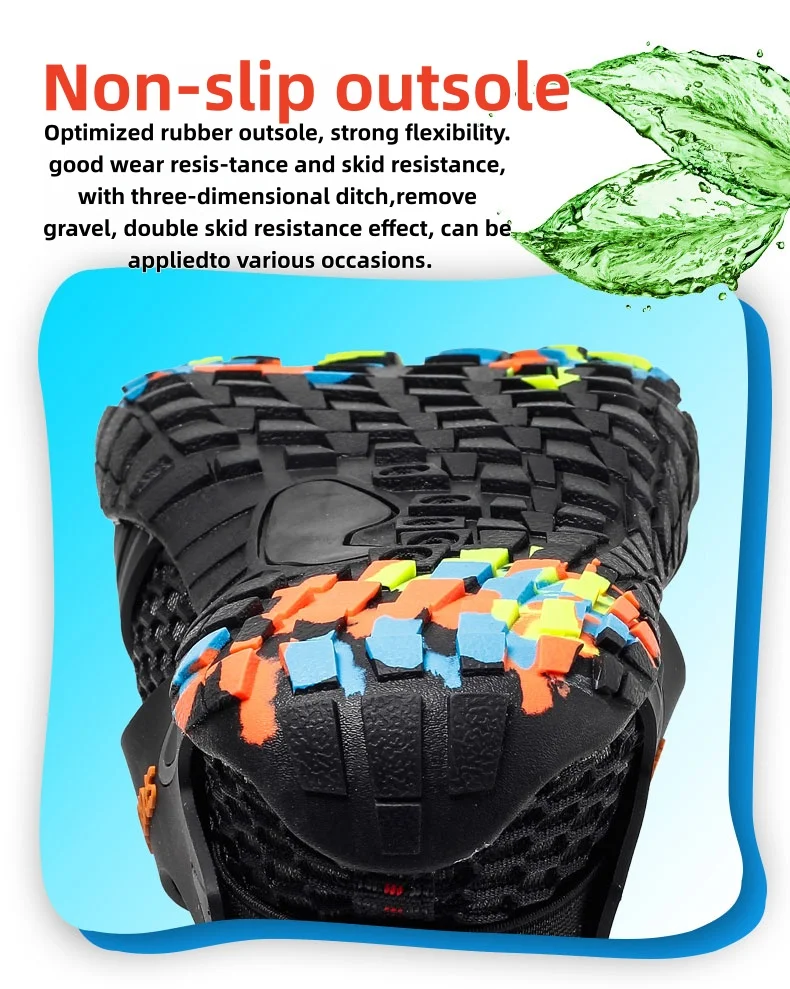 Sapatos de Wading Masculinos Antiderrapantes, de Secagem Rápida, Resistentes ao Desgaste, Sapatos Elásticos para Uso Descalço, para Piscina, Yoga, Camping, Viagens, Esportes Aquáticos - Imagem 6