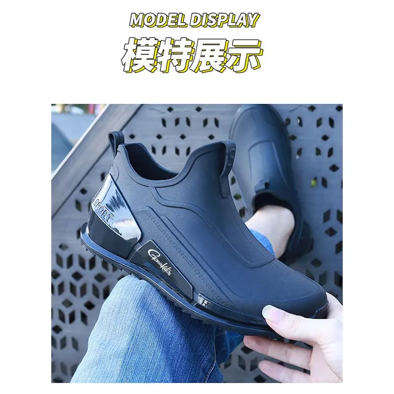 2025 novos sapatos de pesca à prova dwaterproof água ao ar livre caça sapatos esportivos bicicleta sapatos de borracha anti deslizamento leve à prova dwaterproof água - Imagem 6