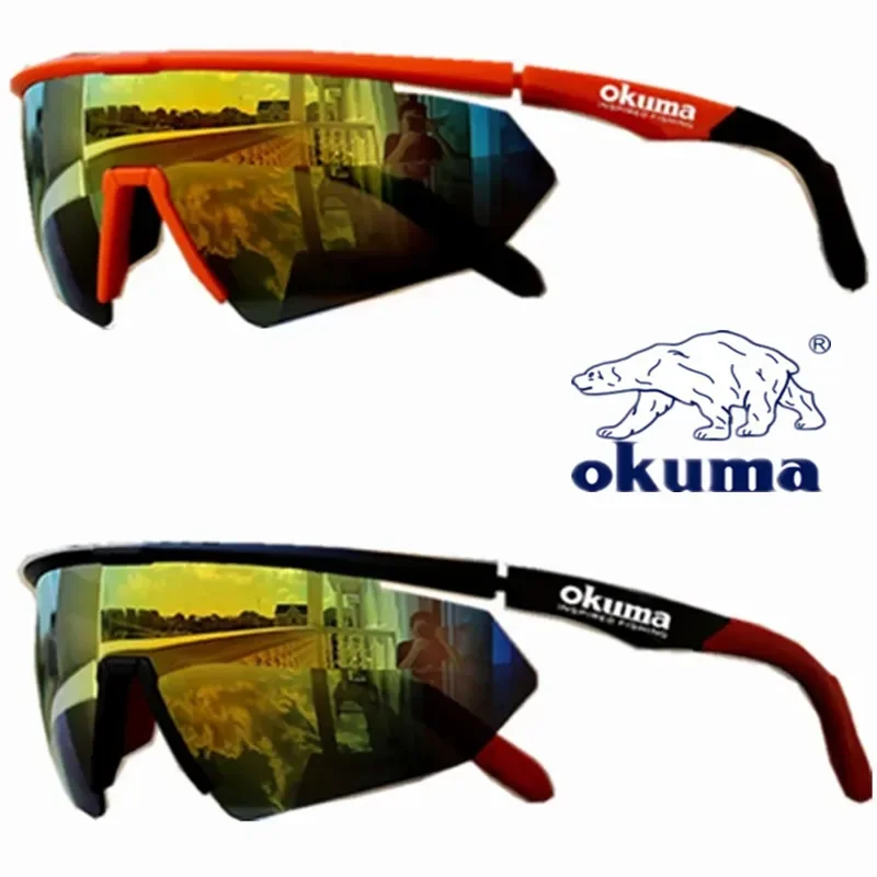 Okuma Fishing Sunglasses for Men and Women, Driving, Cycling, Hunting, Hiking, Fishing, UV400 Anti UV Glasses - Imagem 3