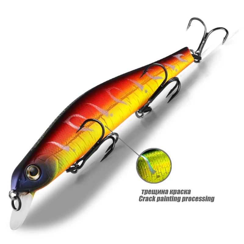 Z110 BEARKING 11cm 17g Iscas de Pesca Rígidas SP com Sistema Magnético, Iscas de Qualidade Minnow, Wobblers, Acessórios de Pesca - Imagem 24