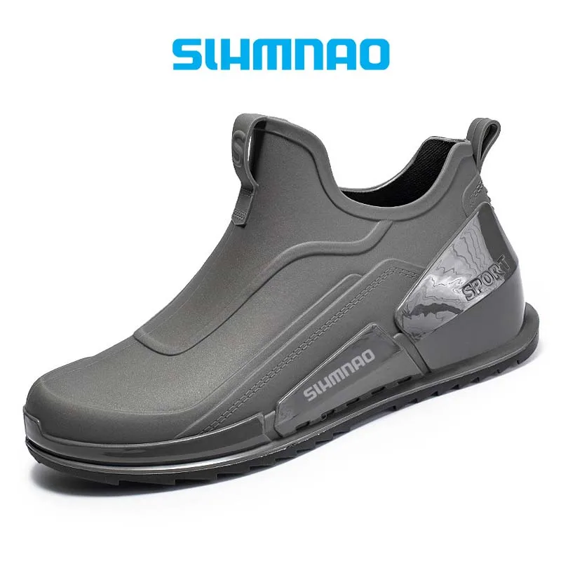 2025 novos sapatos de pesca à prova dwaterproof água ao ar livre caça sapatos esportivos bicicleta sapatos de borracha anti deslizamento leve à prova dwaterproof água - Imagem 15