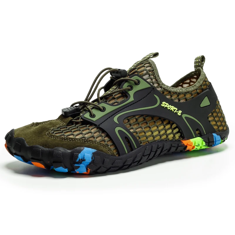 Sapatos de Wading Masculinos Antiderrapantes, de Secagem Rápida, Resistentes ao Desgaste, Sapatos Elásticos para Uso Descalço, para Piscina, Yoga, Camping, Viagens, Esportes Aquáticos