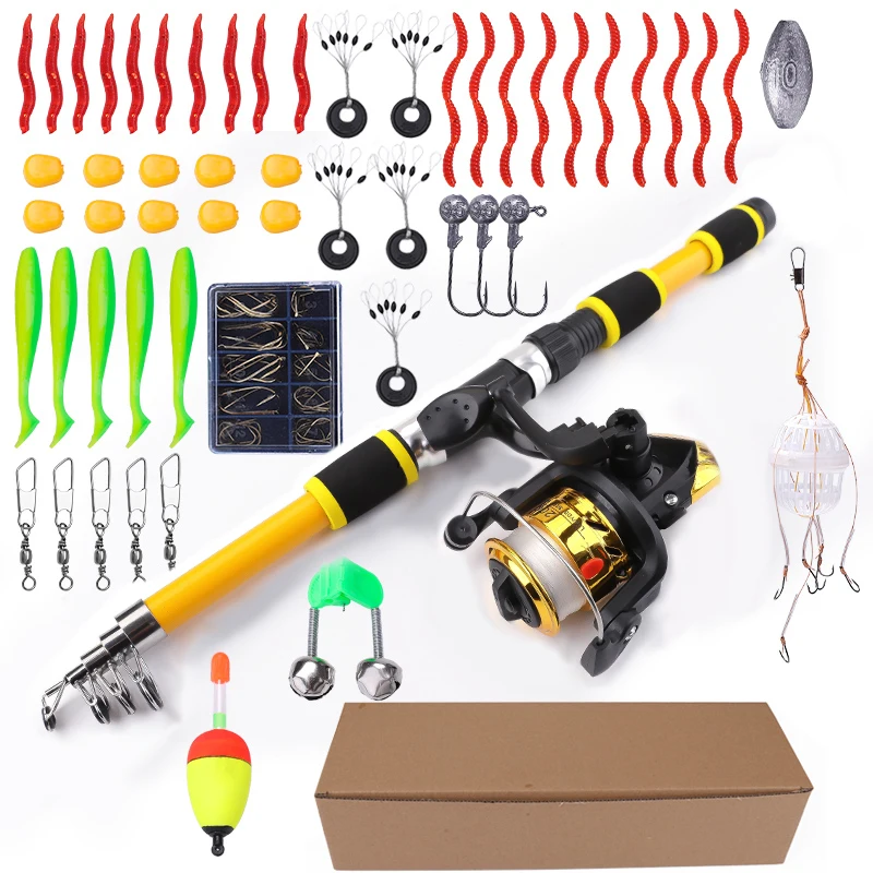 Ftk 1.8m portátil fiação vara de pesca carretel kits completos fibra carbono carpa vara roda conjunto viagem acessório - Imagem 18