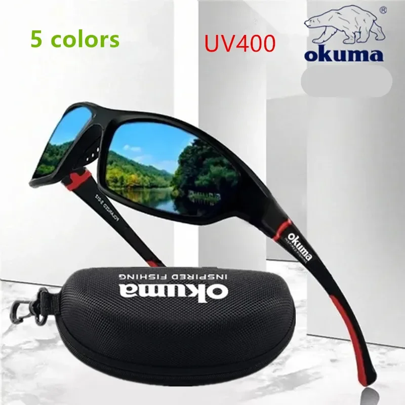 Óculos de Sol Okuma UV400 para Pesca, Condução, Caminhadas e Pesca - Modelo Clássico - Proteção UV400
