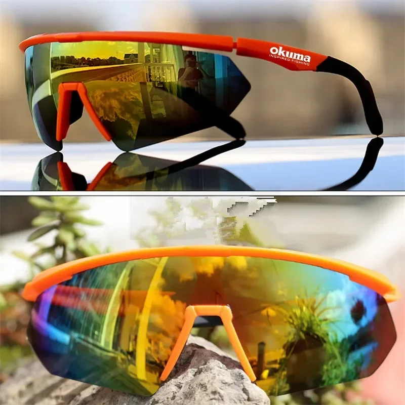Okuma Fishing Sunglasses for Men and Women, Driving, Cycling, Hunting, Hiking, Fishing, UV400 Anti UV Glasses - Imagem 2