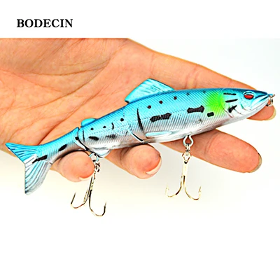 Isca BODECIN Minnow Peixinho, Olhos 3D, Som de Atração, Água Doce e Salgada, 1 Unidade - Imagem 13