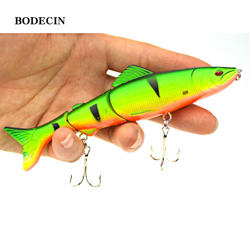 Isca BODECIN Minnow Peixinho, Olhos 3D, Som de Atração, Água Doce e Salgada, 1 Unidade