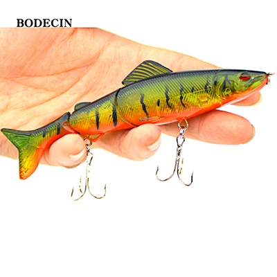 Isca BODECIN Minnow Peixinho, Olhos 3D, Som de Atração, Água Doce e Salgada, 1 Unidade - Imagem 11