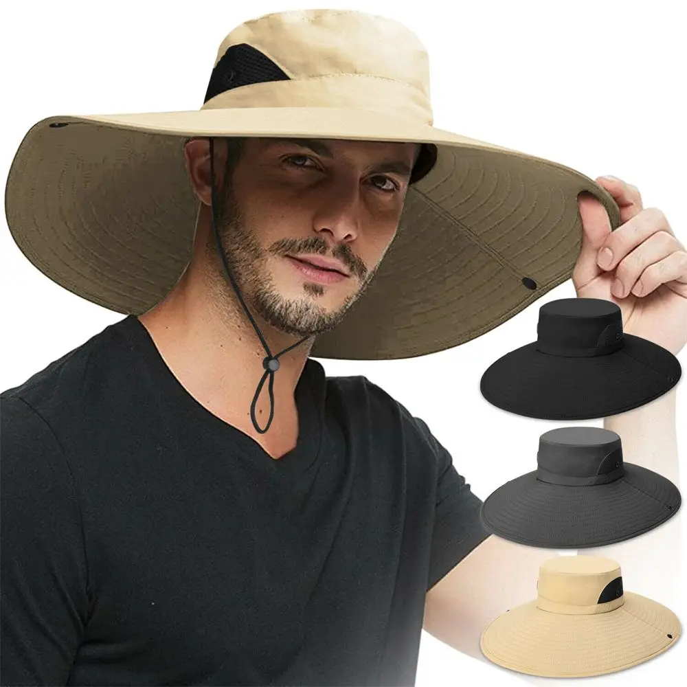 Chapéu de Verão Unissex — Boonie e Balde, Aba Larga, Proteção UV, Respirável, Confortável, para Pesca, Praia e Atividades ao Ar Livre