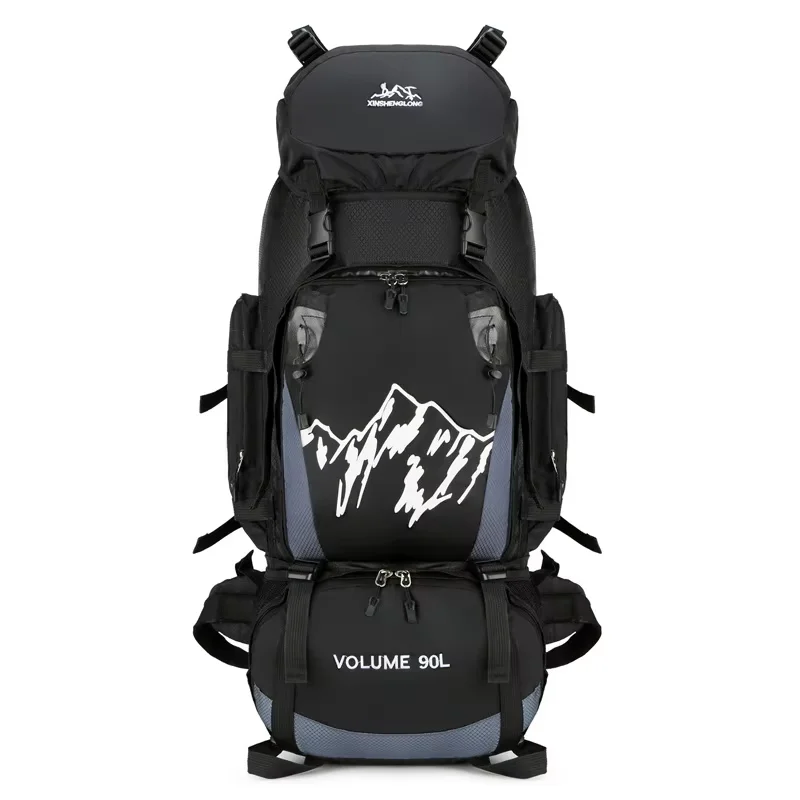 Mochila Tática 90L/100L, Sistema de Fixação Modular, Náilon Impermeável, Antifurto, para Montanhismo e Caminhada - Imagem 8