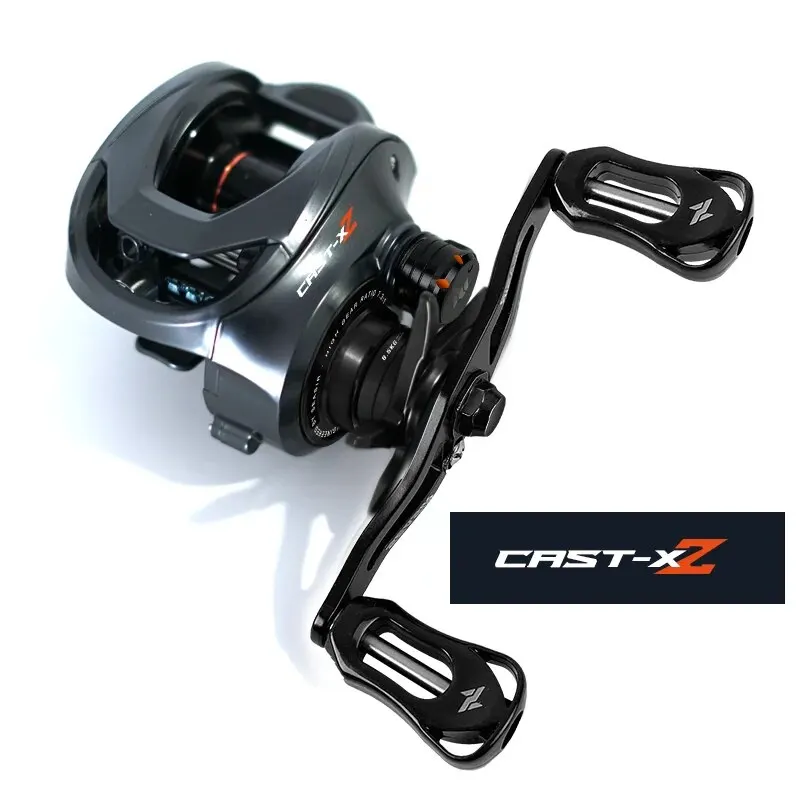 Carretilha SEASIR Cast X2 Baitcasting, Relação 7,3:1, Rolamento Cerâmico Híbrido, Arruela de Carbono, Sistema Duplo, Ímãs N52, Freio Reforçado.