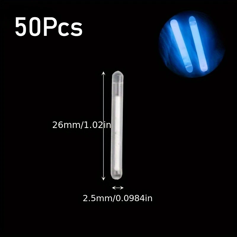 Bastão de Luz Fluorescente para Pesca 2.5/4.5mm Fireflies - Luzes para Vara de Pesca que Brilham no Escuro. - Imagem 14