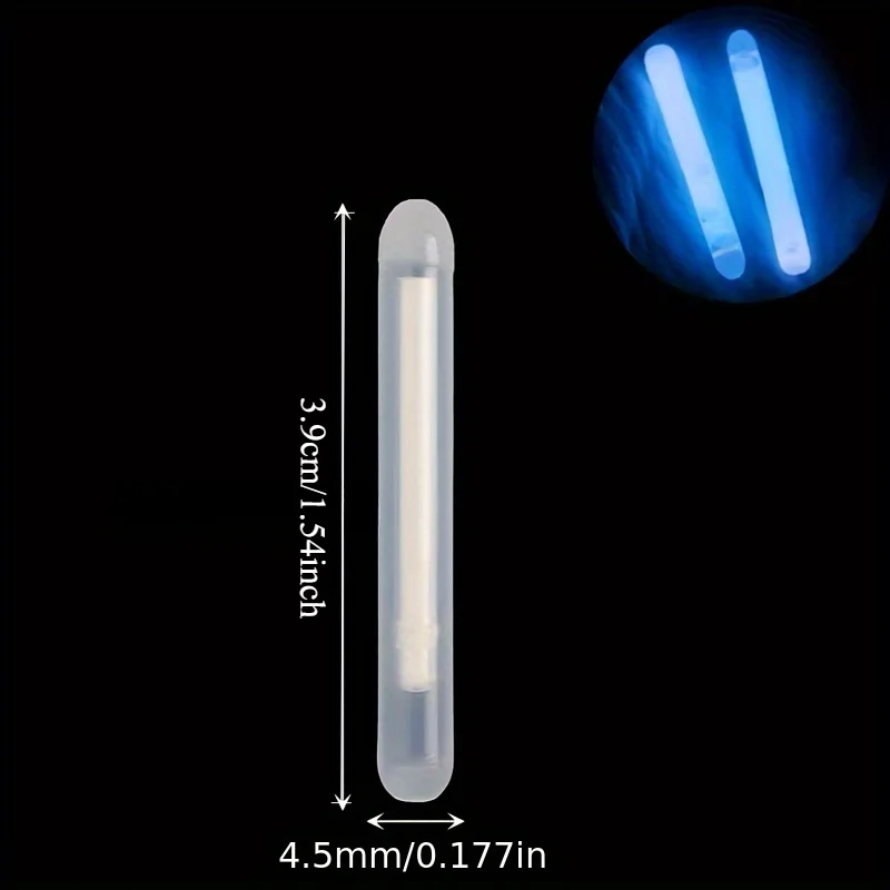 Bastão de Luz Fluorescente para Pesca 2.5/4.5mm Fireflies - Luzes para Vara de Pesca que Brilham no Escuro. - Imagem 10