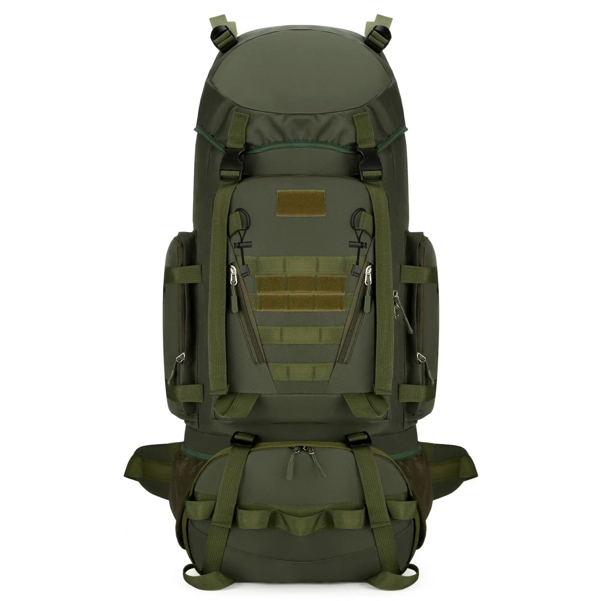 Mochila Tática 90L/100L, Sistema de Fixação Modular, Náilon Impermeável, Antifurto, para Montanhismo e Caminhada - Imagem 7