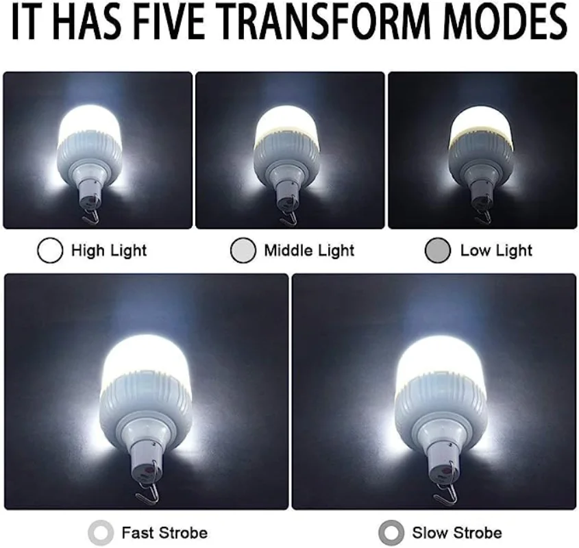 Lanterna LED Multifuncional Recarregável – Holofote Portátil - Imagem 6