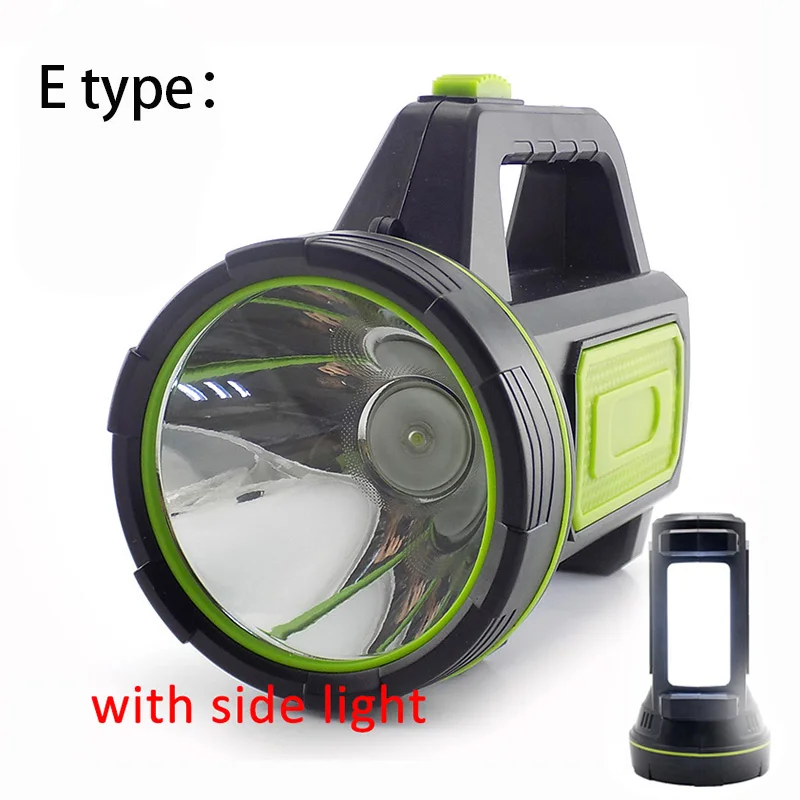 Lanterna Holofote LED Portátil USB – Ideal para Pesca, Camping e Emergências - Imagem 4