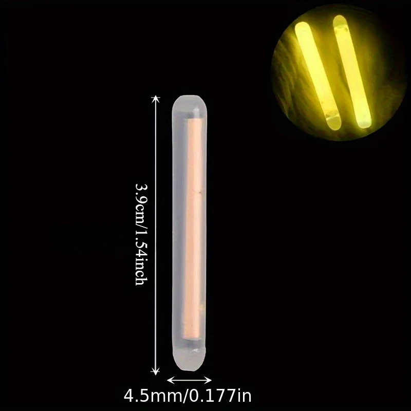 Bastão de Luz Fluorescente para Pesca 2.5/4.5mm Fireflies - Luzes para Vara de Pesca que Brilham no Escuro. - Imagem 11