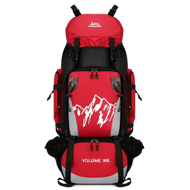 Mochila Tática 90L/100L, Sistema de Fixação Modular, Náilon Impermeável, Antifurto, para Montanhismo e Caminhada - Imagem 10