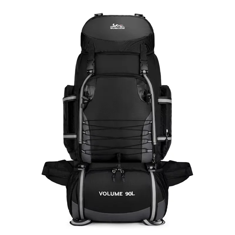 Mochila Tática 90L/100L, Sistema de Fixação Modular, Náilon Impermeável, Antifurto, para Montanhismo e Caminhada - Imagem 21