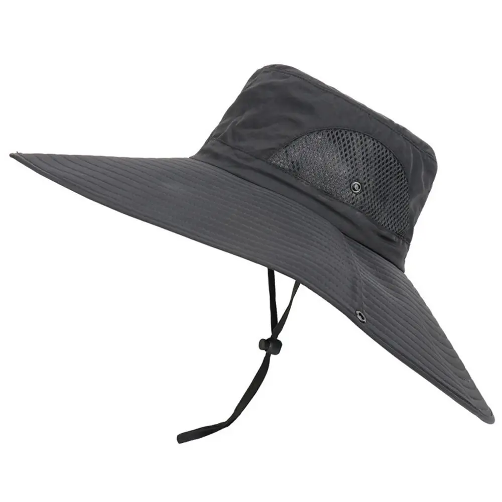 Chapéu de Verão Unissex — Boonie e Balde, Aba Larga, Proteção UV, Respirável, Confortável, para Pesca, Praia e Atividades ao Ar Livre - Imagem 11
