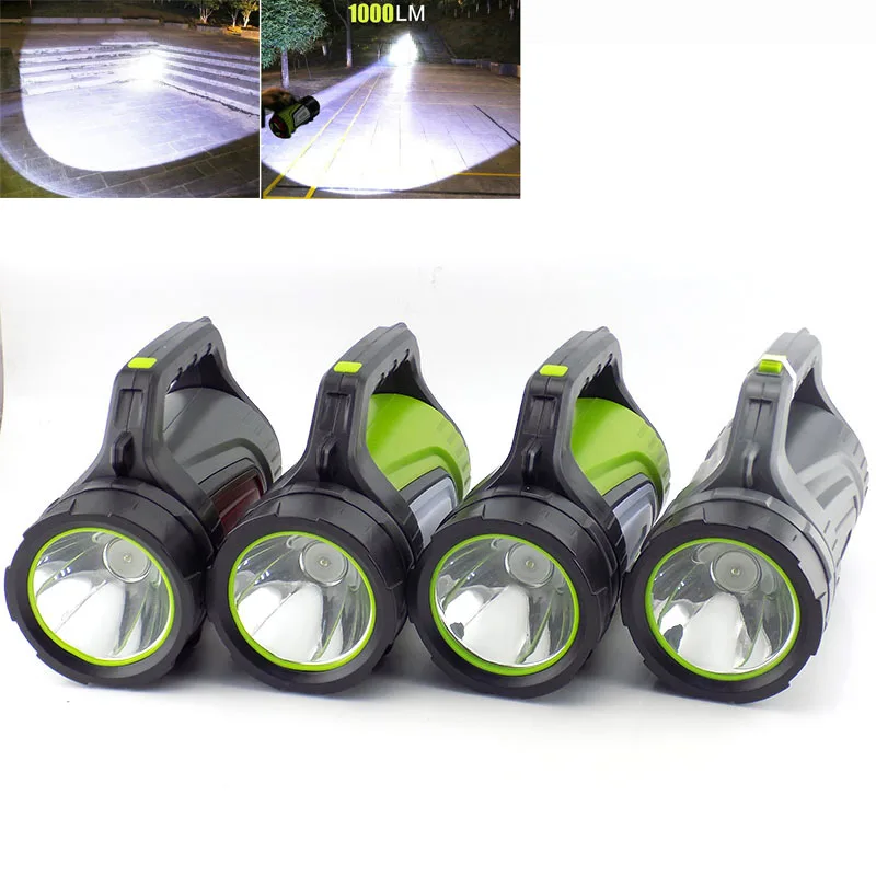 Lanterna Holofote LED Portátil USB – Ideal para Pesca, Camping e Emergências