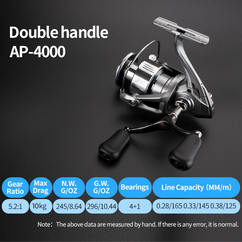 Carretilha de Pesca Huidiao Stella 2000-7000 4+1BB 16KG de Arrasto Máximo Zero Play com Manivela Dupla para Água Doce e Salgada - Imagem 8