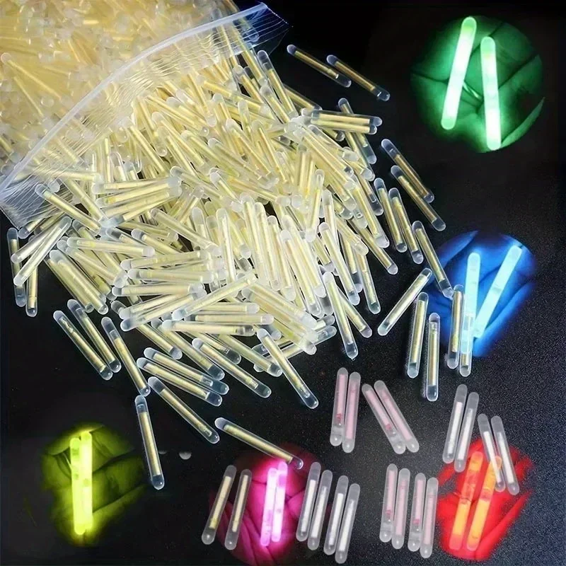 Bastão de Luz Fluorescente para Pesca 2.5/4.5mm Fireflies - Luzes para Vara de Pesca que Brilham no Escuro. - Imagem 2