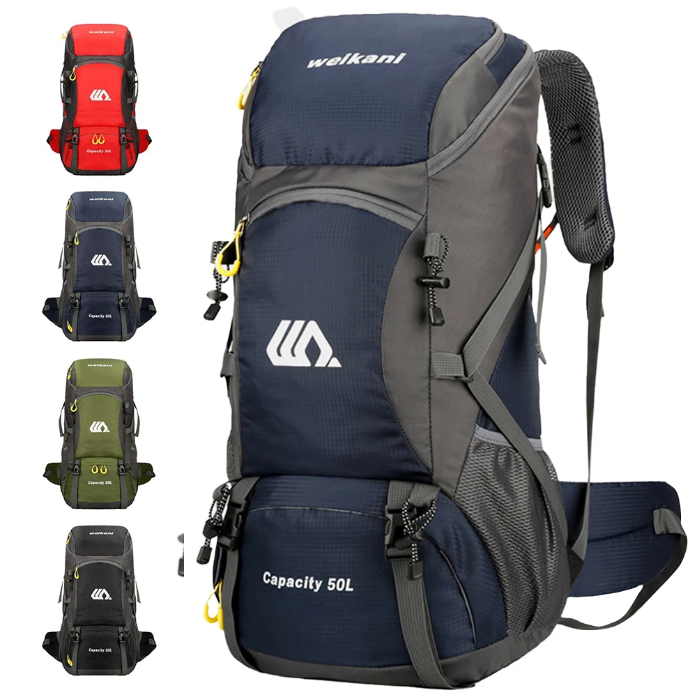 Mochila Tática 90L/100L, Sistema de Fixação Modular, Náilon Impermeável, Antifurto, para Montanhismo e Caminhada