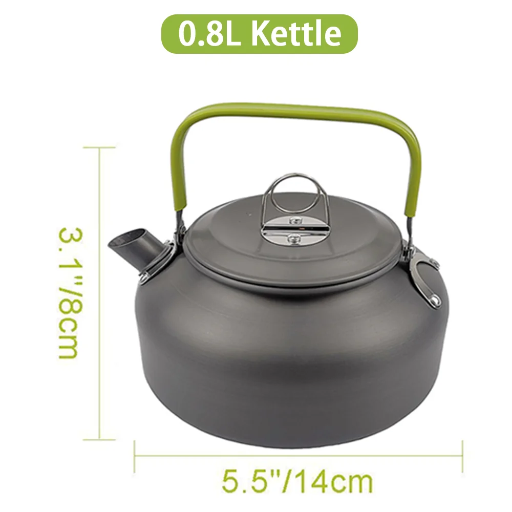 Conjunto Utensílios Cozinha ZCTYHPGACN, Liga de Alumínio, Apto para Alimentos, Leve e Resistente, para Acampamento e Uso Geral. - Imagem 8